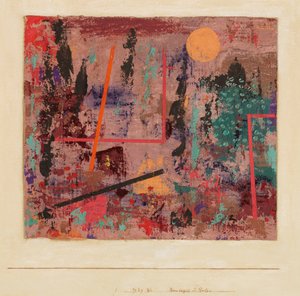 Begynnelsen av hagekonstruksjon, 1929. av Paul Klee