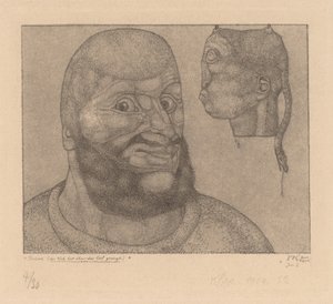 Perseus (Vid har seiret over sorgen) [Perseus-Hjernens triumf over kroppen] av Paul Klee