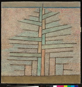 ""Pine"" (furu) - Maleri av Paul Klee (1879-1940) av Paul Klee