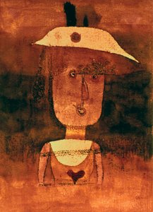 Portrett av fru P i sør, 1924 av Paul Klee