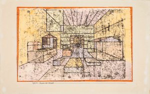 Husenes rom, 1921. av Paul Klee