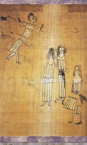 Scene blant jenter av Paul Klee