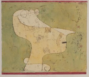 Skarp profil av Paul Klee