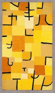 Tegn i gult, 1937. av Paul Klee
