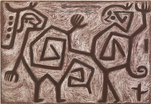 Squabble Duet, 1938. av Paul Klee