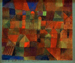 By med de tre kuplene av Paul Klee