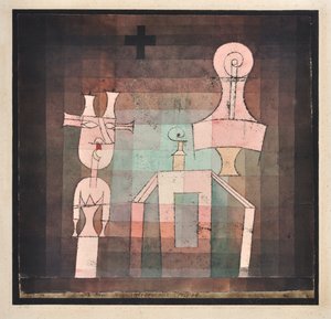 Stilleben med skulpturer Stilleben med skulpturer, 1923. av Paul Klee