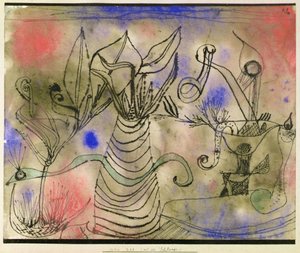 Stilleben med slange av Paul Klee