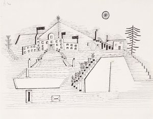 Sommerpalasset på Beride; Sommerpalass nær Beride av Paul Klee