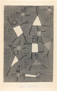 Danser forårsaket av frykt, 1938. av Paul Klee