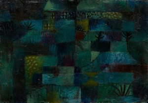 Terrassehage, 1920. av Paul Klee
