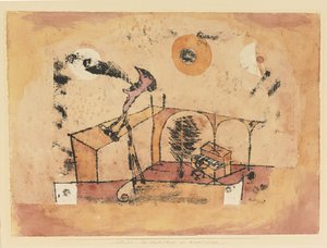 The Heroic Tenor As a Concert Singer, 1922 av Paul Klee