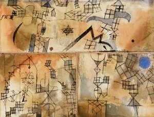 tredelt sammensetning; Tredelt komposisjon av Paul Klee