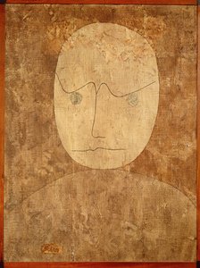 En savant - en lærd (maleri på lerret) av Paul Klee