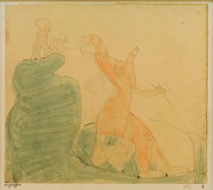 Slem (Aphrodite og den slemme Eros av Paul Klee