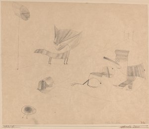 Forheksede dyr av Paul Klee