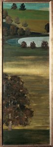 Utsikt over Aar-dalen, Sveits - Maleri av Paul Klee