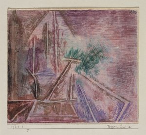 Stier i sanden II av Paul Klee