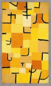 Tegn i gult. 1937 av Paul Klee