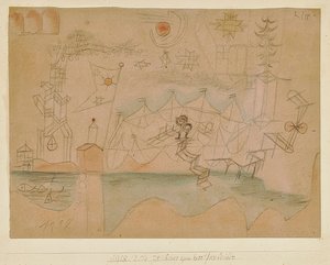 Tegning til båtutleiefirmaet. 1918, 204 av Paul Klee