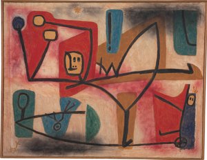 Cockiness Exuberance, 1939. av Paul Klee