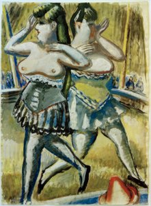 To sirkusdansere av Paul Kleinschmidt