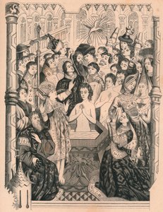 Dåp av kong Clovis I, 1400-tallet, 1849.