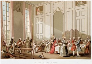 Den engelske stilen, "" 1700-tallet - Institusjoner: bruk og kostymer, Frankrike 1700-1789" av Paul Lacroix