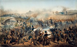 Slaget ved Chernaya-elven 16. august 1855, 1800-tallet av Paul Levert