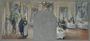 Interiør i Theatre Francais, 1871