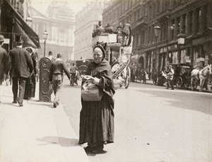 Fyrstikkselger, Ludgate Hill, London, 1893
