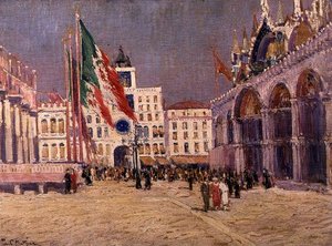 Festival Day, ca. 1925 (olje på lerret)