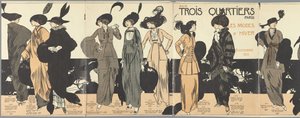I Three Quarters Paris, Winter Fashions 6. oktober 1913 av Paul Méras