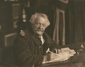 [Félix Nadar sittende ved skrivebordet] av Paul Nadar