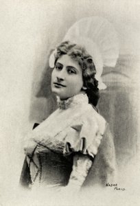 Portrett av Lucienne Breval (bilde) av Paul Nadar
