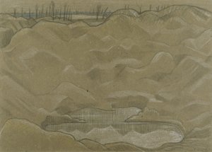 Et skjellkrater av Paul Nash