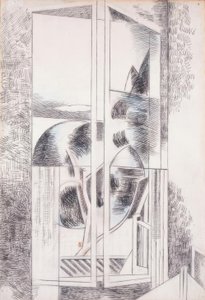 Riviera Window Abstrakt av Paul Nash