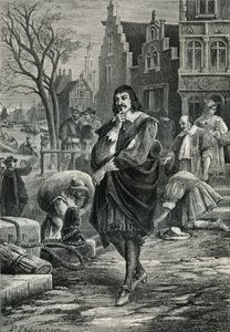 Rene Descartes i Amsterdam av Paul Phillipoteaux