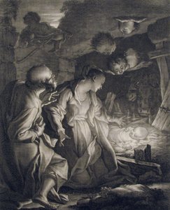Fødsel, 1727., 1727. av Paul Ponce Antoine Robert