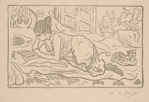 Den liggende leseren av Paul Elie Ranson