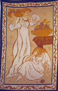 Women in White Tapestry av Paul Ranson (1864-1909) Paris fra det 20. århundre, kommunalt museum for moderne kunst av Paul Elie Ranson