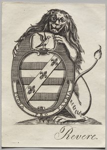 Bokskilt: Våpenskjold av Paul Revere II