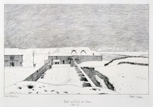 Porte du Point du Jour, beleiringen av Paris, 1870-1871.