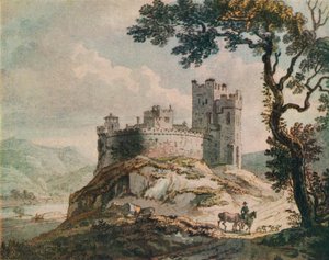 Et gammelt slott, c1764 av Paul Sandby