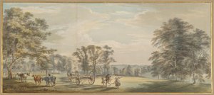Daggry i Luton Park av Paul Sandby