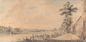 Eton College fra sør av Paul Sandby