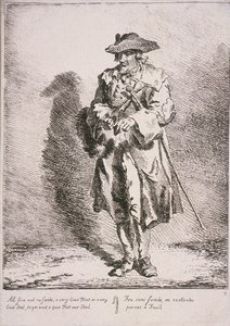 Selger av flint og stål, Cries of London, 1760 av Paul Sandby