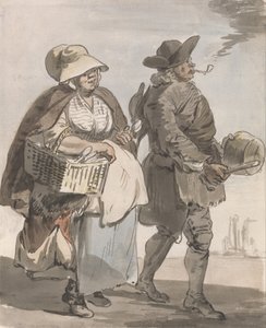 London Cries - Vil du ha noen skjeer... av Paul Sandby