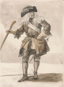 London Cries: A Man Swaggering av Paul Sandby
