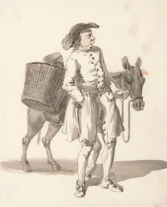 London Cries: Boy with a Donkey av Paul Sandby